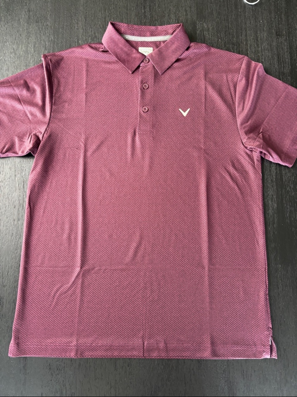 Callaway Deep Burgundy Polo Shirt